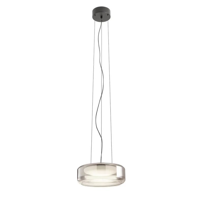 LED Pendants & Chandeliers Solera 01-3591 – REDO LED pendant in matt black, 24W, 3000K, IP20
