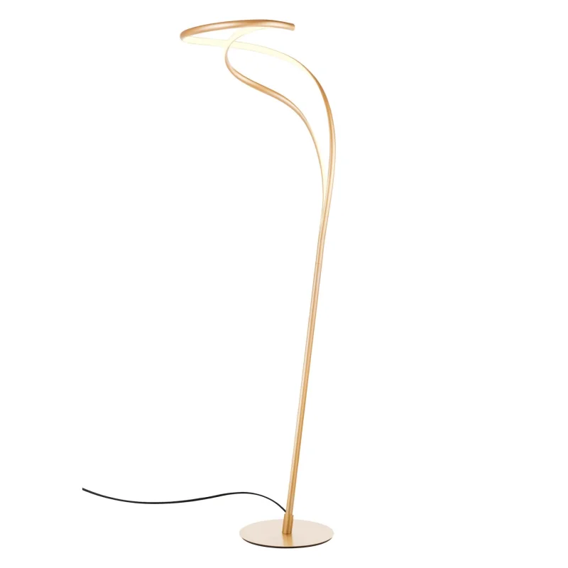 Подови лампи (Лампион) Tempest 01-3607 – REDO LED лампион в матово златист, 30W, 3000K, IP20