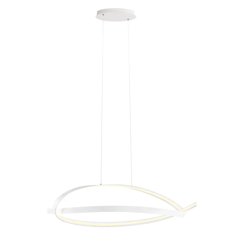 LED пендели и полилеи Impuls 01-3615 – REDO LED пендел в матово бял, 38W, 3000K, IP20
