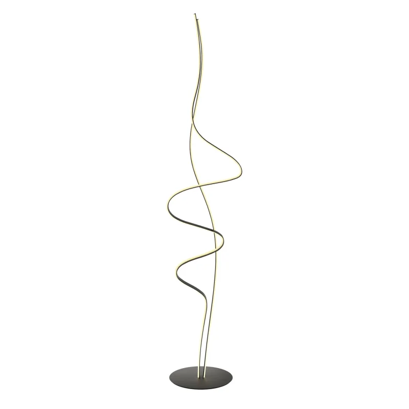 Floor Lamps Impuls 01-3626 – REDO LED floor lamp in matt black, 36W, 3000K, IP20