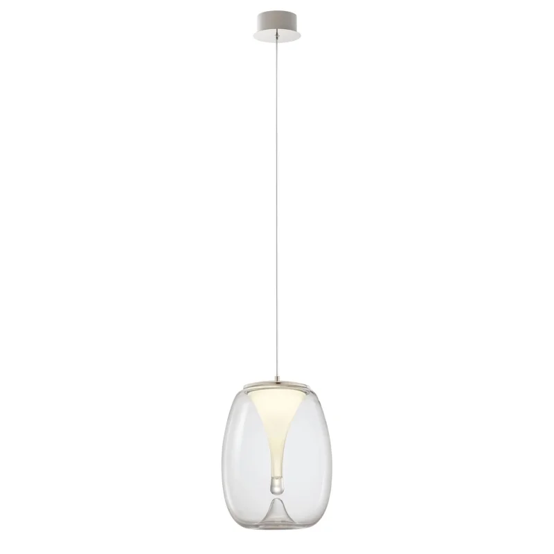 LED пендели и полилеи Drop 01-3629 – REDO LED пендел в хром, 15W, 3000K, IP20