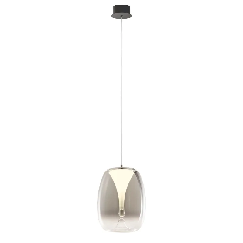 LED Pendants & Chandeliers Drop 01-3630 – REDO LED pendant in matt black, 15W, 3000K, IP20