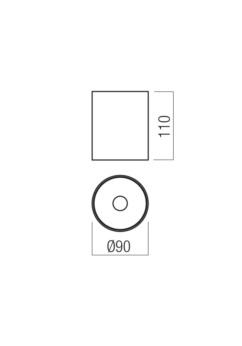 Takto 01-3659 – REDO LED downlight for outdoor mounting in nickel, 15.5W, 3000K, IP20