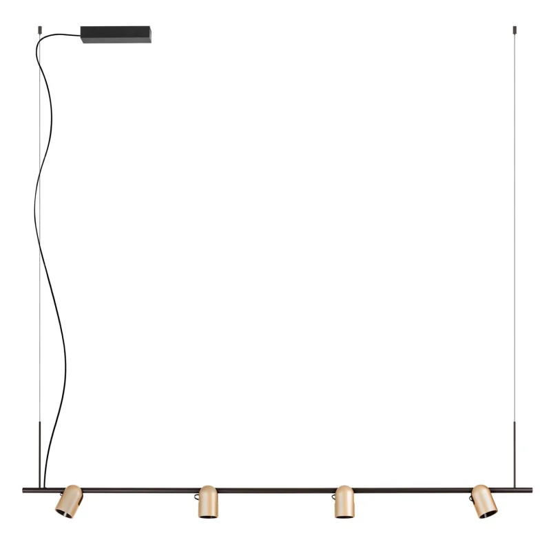 LED Pendants & Chandeliers Kobe 01-3672 – REDO LED pendant in matt black, 25W, 3000K, IP20