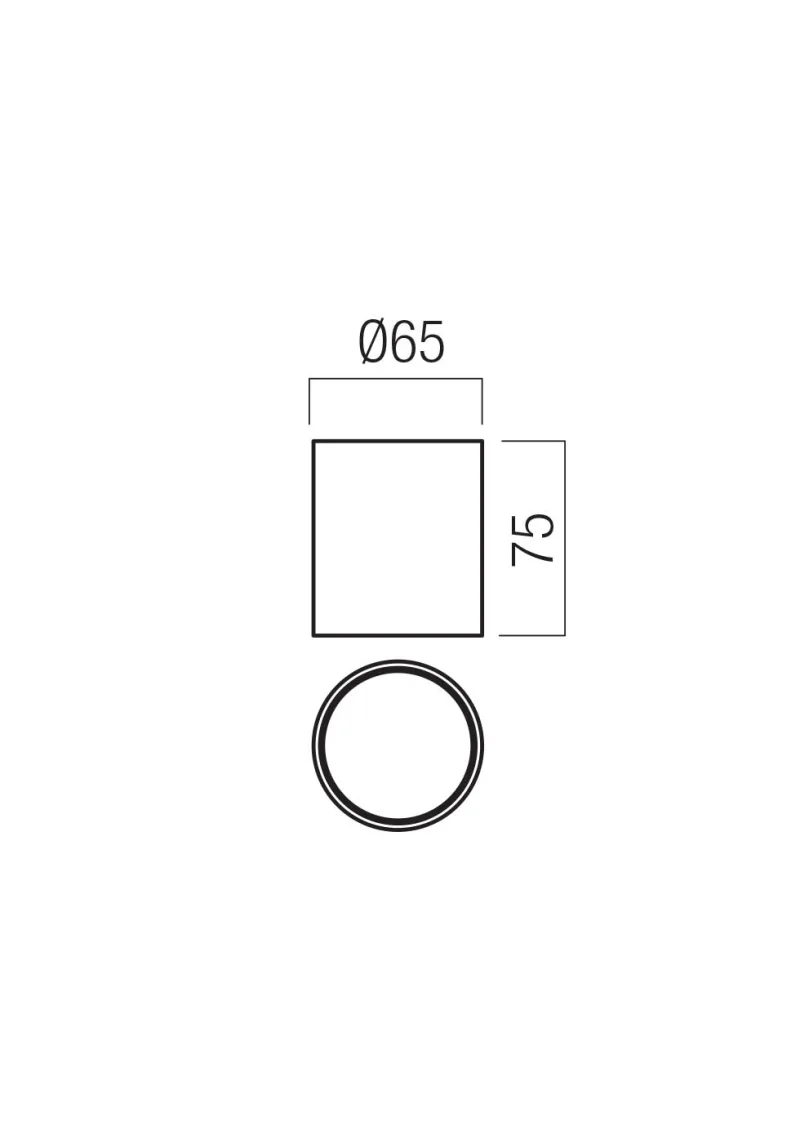 Hera 01-3676 – REDO LED луна за външен монтаж в матово черен, 6.5W, 3000K, IP20