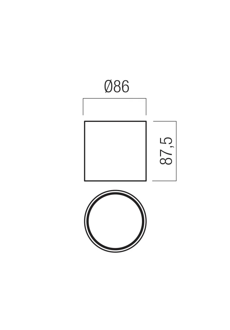 Hera 01-3678 – REDO LED downlight for outdoor mounting in silver coffee, 14.5W, 3000K, IP20