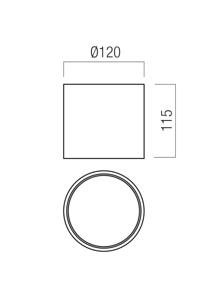 Hera 01-3681 – REDO LED луна за външен монтаж в матово бял, 21W, 3000K, IP20