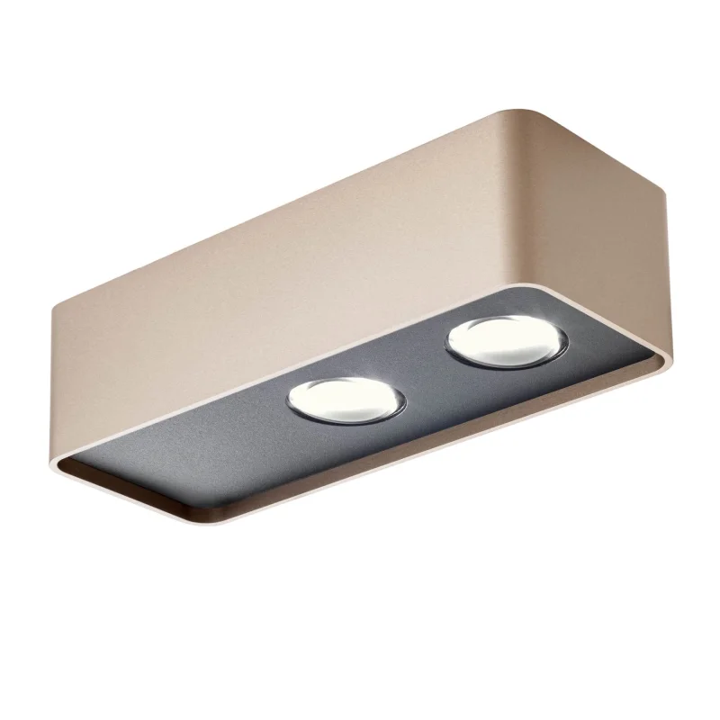 Wall Lights Yuki 01-3694 – REDO LED wall light in silver coffee, 10W, 3000K, IP20