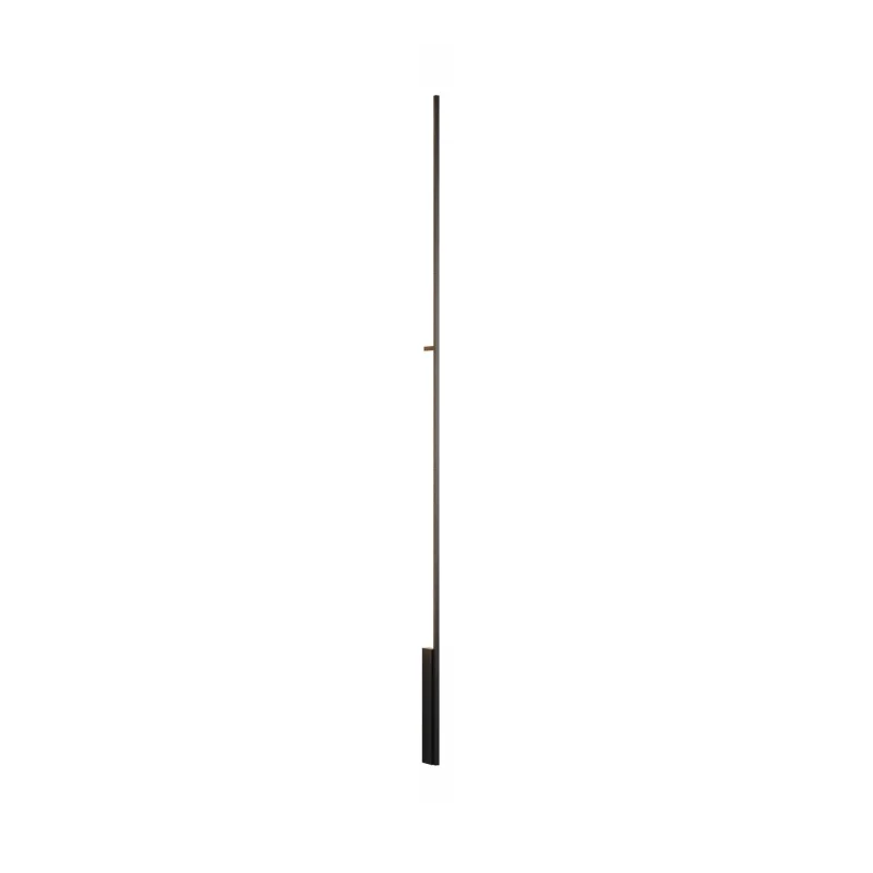 Wall Lights Twig 01-3710 – REDO LED wall light in matt black, 27W, 3000K, IP20