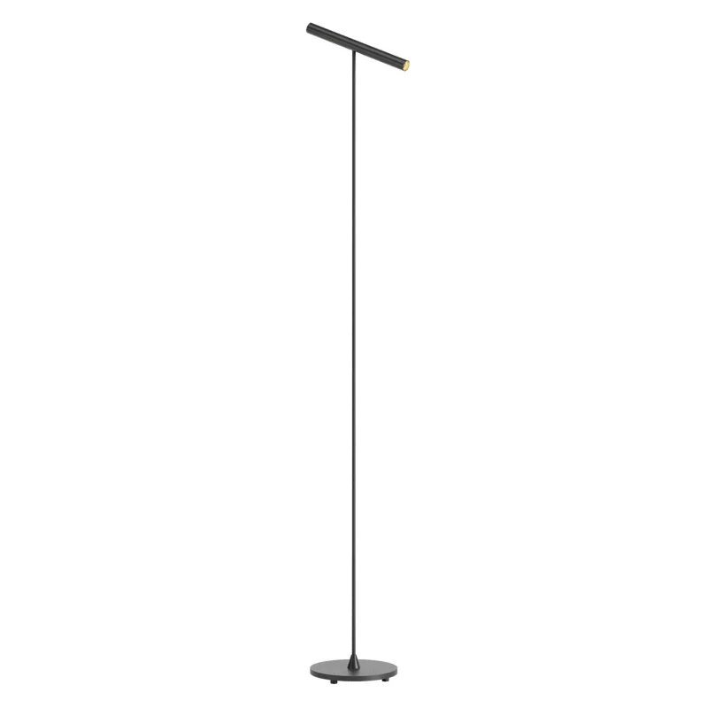 Подови лампи (Лампион) Praxi 01-3714 – REDO LED лампион в матово черен, 8.3W, 3000K, IP20