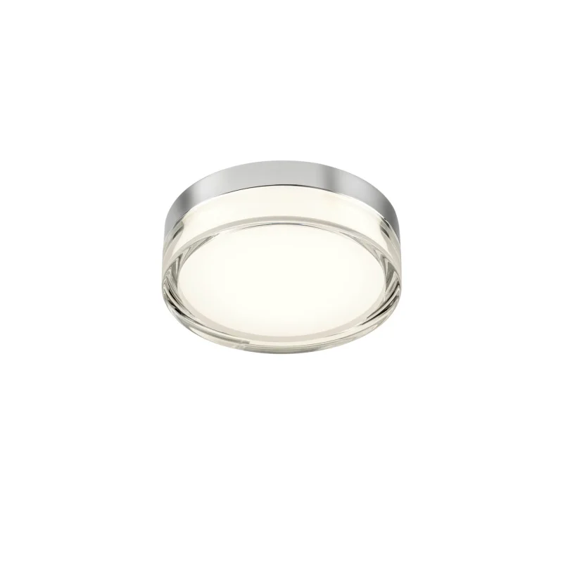 Bathroom Lighting Frisbi 01-3725 – REDO LED downlight for outdoor mounting for bathroom in chrome, 8W, 3000K, IP44