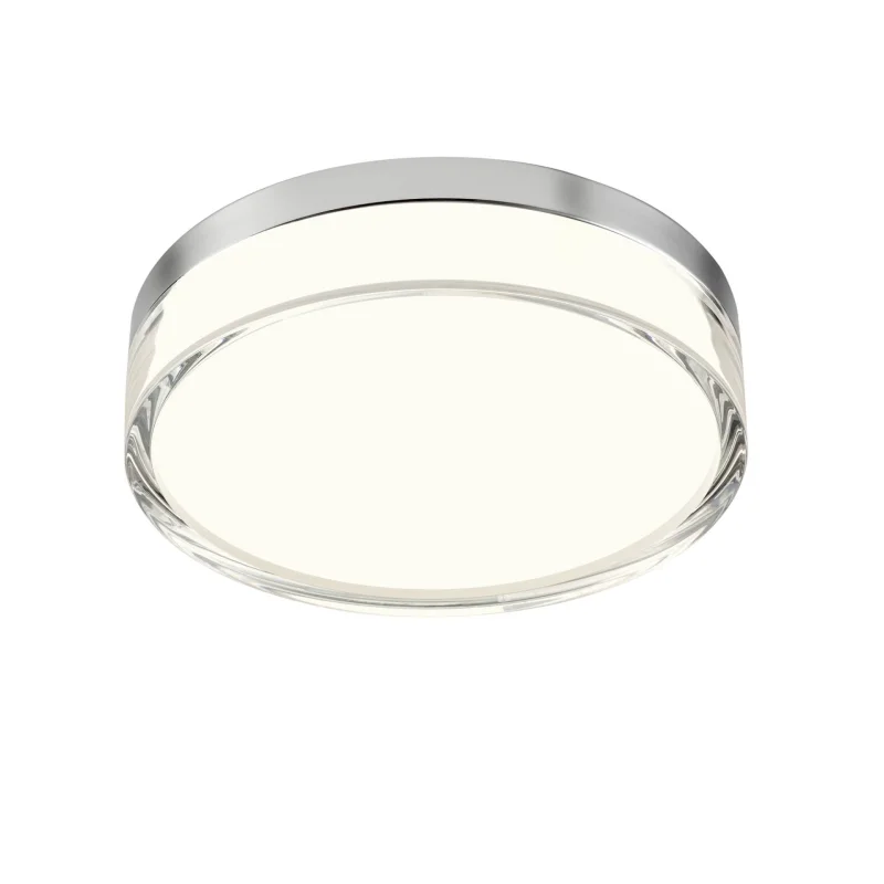 Bathroom Lighting Frisbi 01-3727 – REDO LED ceiling light for bathroom in chrome, 12W, 3000K, IP44