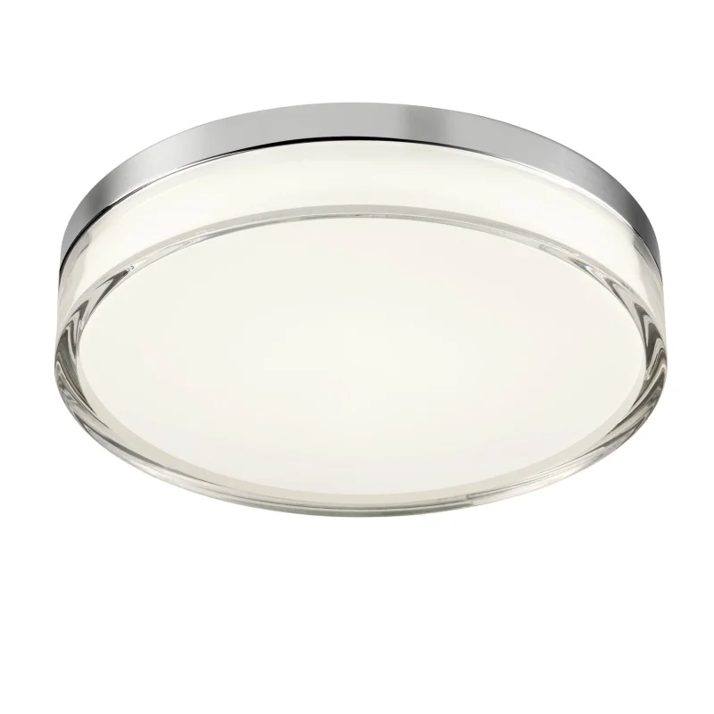 Bathroom Lighting Frisbi 01-3728 – REDO LED ceiling light for bathroom in chrome, 18W, 3000K, IP44