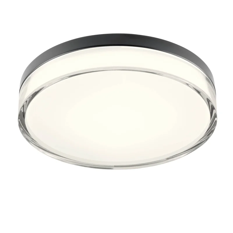 Осветление за баня Frisbi 01-3736 – REDO LED плафон за баня в матово черен, 18W, 3000K, IP44