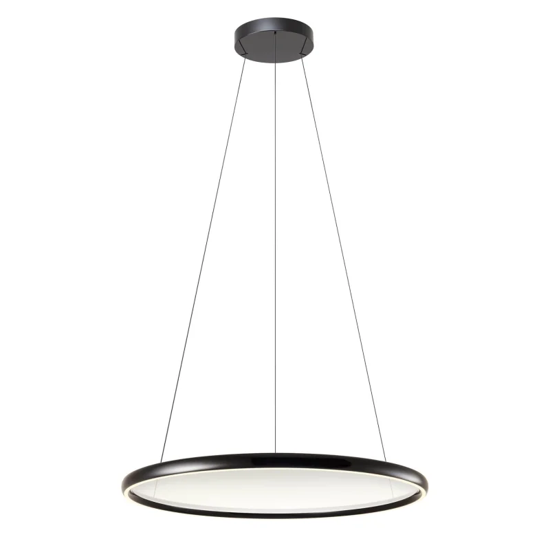 LED Pendants & Chandeliers Vance 01-3740 – REDO LED pendant in black, 45W, 2700K, IP20