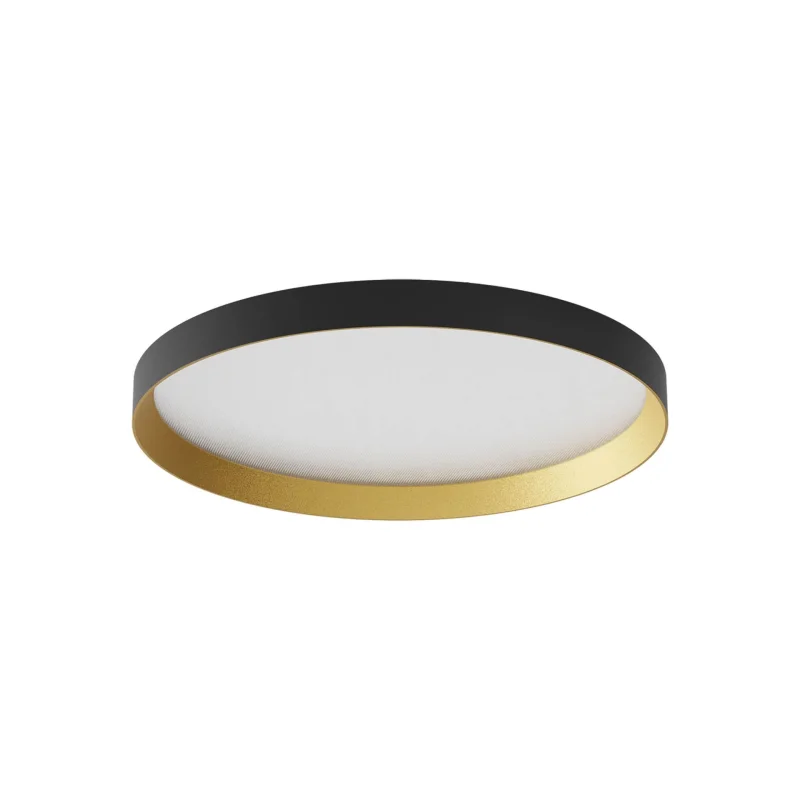 LED Ceiling Lights Dama 01-3750 – REDO LED ceiling light in matt black, 40W, 3000K, IP20