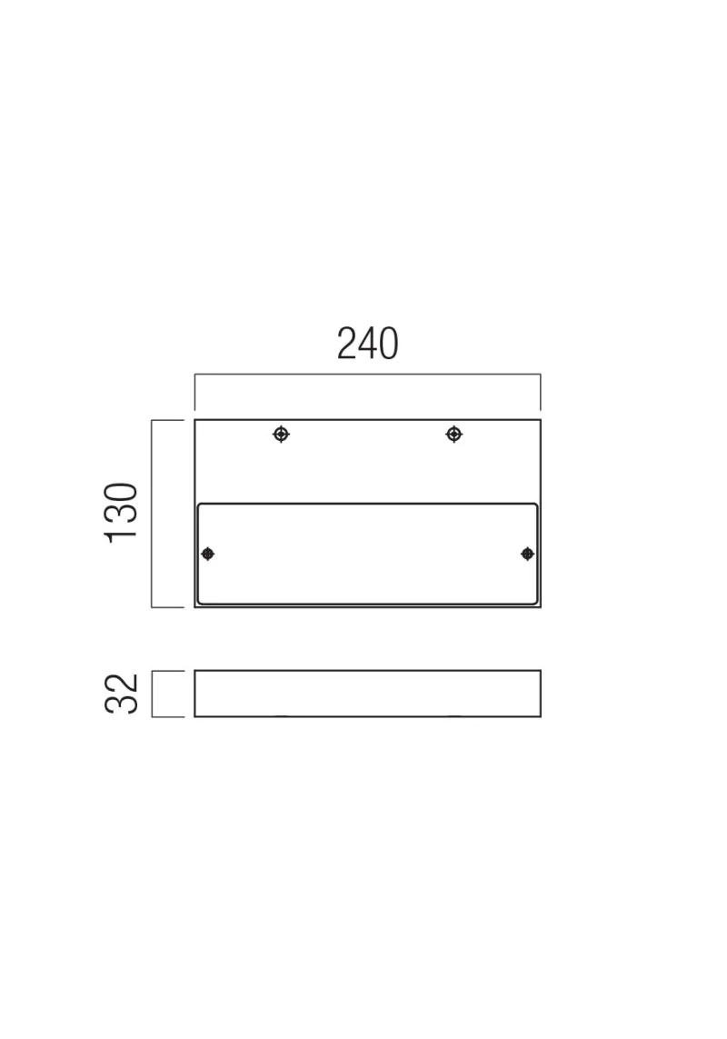 Apex 01-3760 – REDO LED аплик в матово черен, 24W, 3000K, IP20