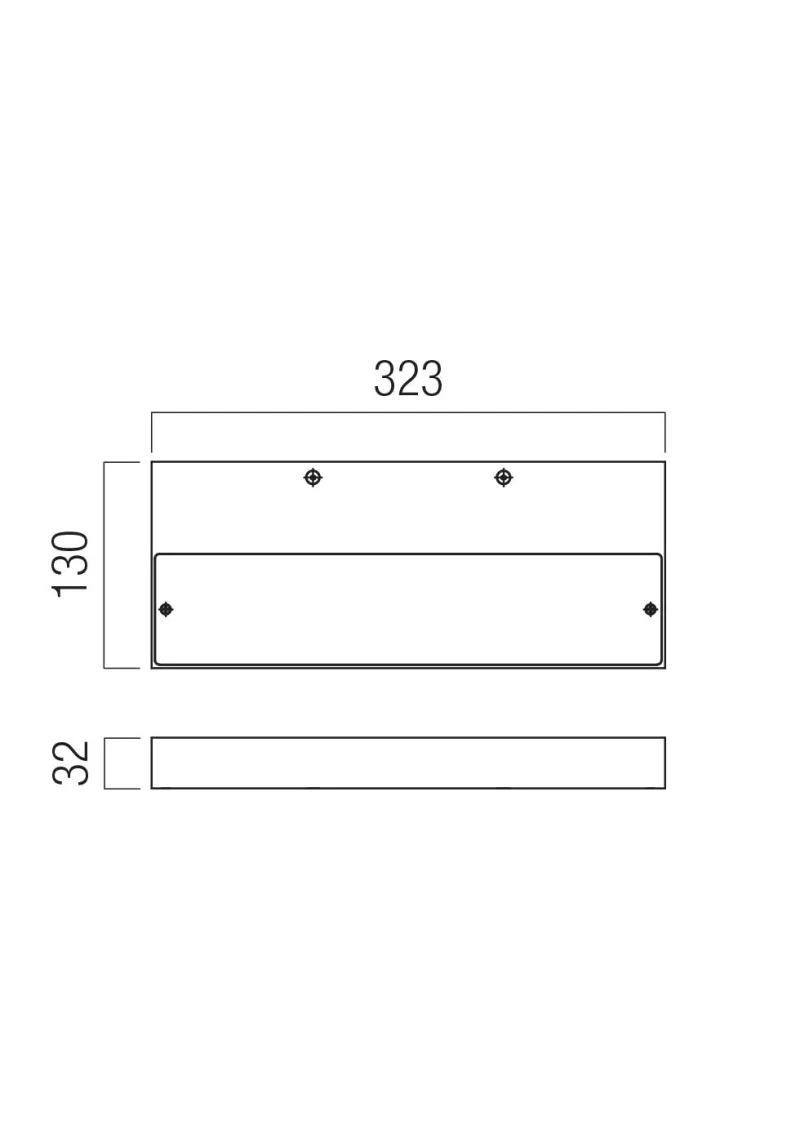 Apex 01-3762 – REDO LED аплик в матово черен, 36W, 3000K, IP20