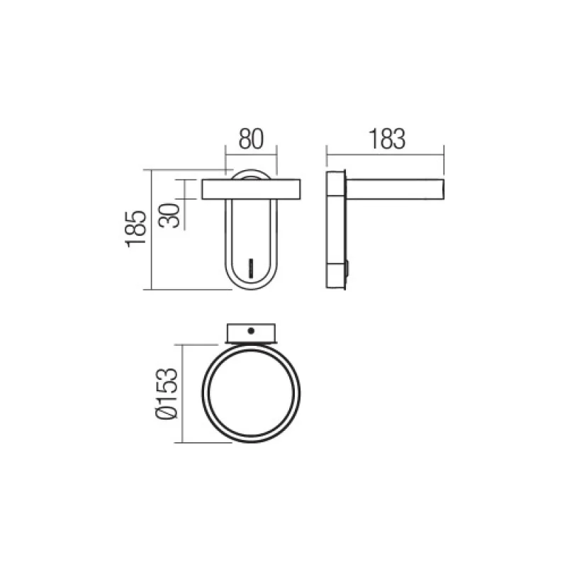 Keen 01-3763 – Smarter LED wall light in matt white, 6W, 3000K, IP20