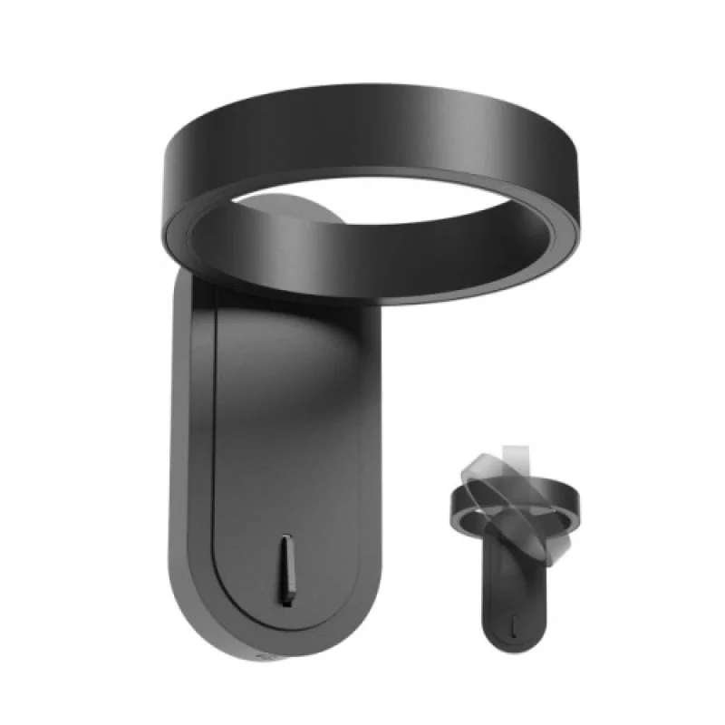Стенно осветление (аплици) Keen 01-3764 – Smarter LED аплик в матово черен, 6W, 3000K, IP20