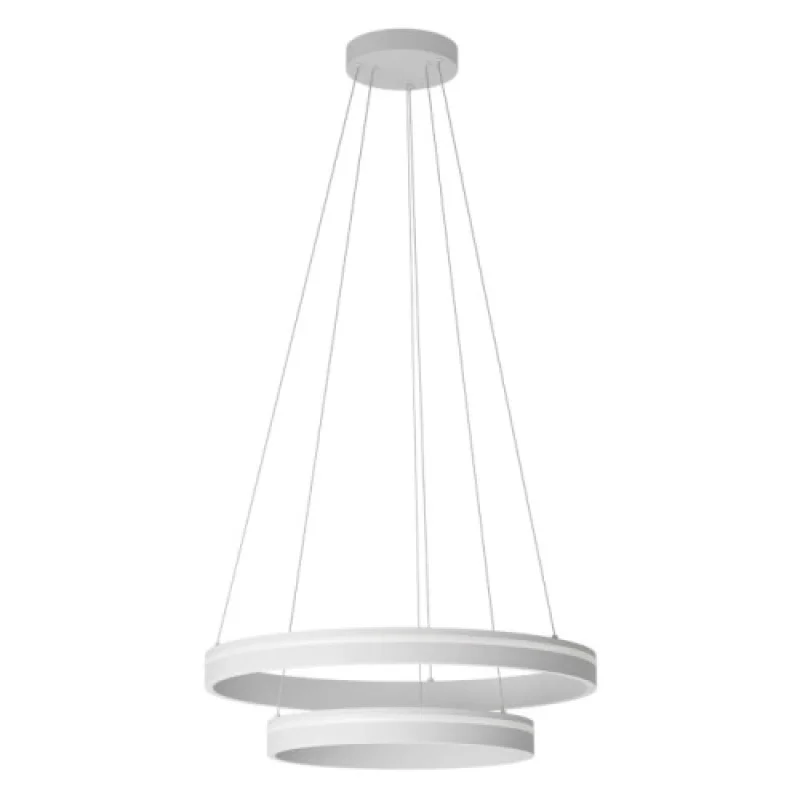 LED Pendants & Chandeliers Valdis 01-3777 – Smarter LED pendant in matt white, 55W, 3000K, IP20