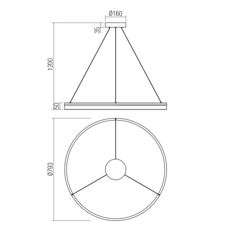 Valdis 01-3780 – Smarter LED пендел в матово бял, 57W, 3000K, IP20