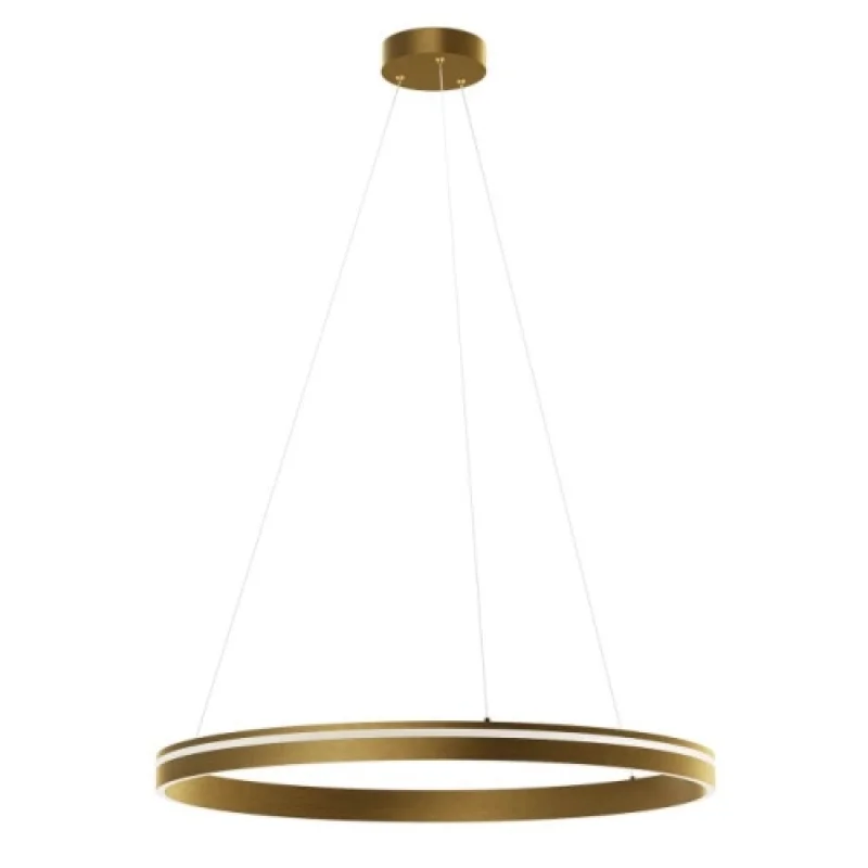 LED Pendants & Chandeliers Valdis 01-3781 – Smarter LED pendant in matt gold, 57W, 3000K, IP20