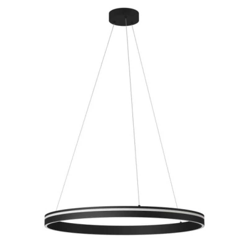 LED пендели и полилеи Valdis 01-3782 – Smarter LED пендел в матово черен, 57W, 3000K, IP20
