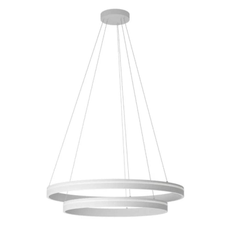 LED Pendants & Chandeliers Valdis 01-3783 – Smarter LED pendant in matt white, 76W, 3000K, IP20
