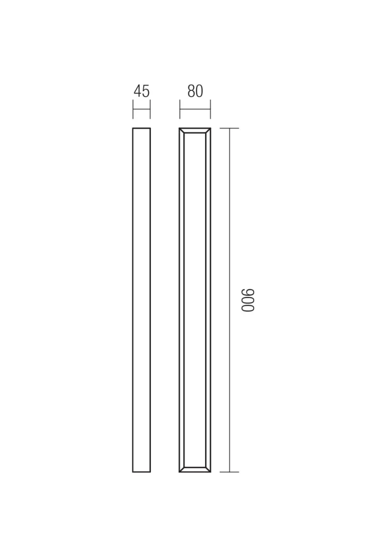 Horizon 01-3791 – REDO LED аплик за баня в матово черен, 30W, 3000K, IP44