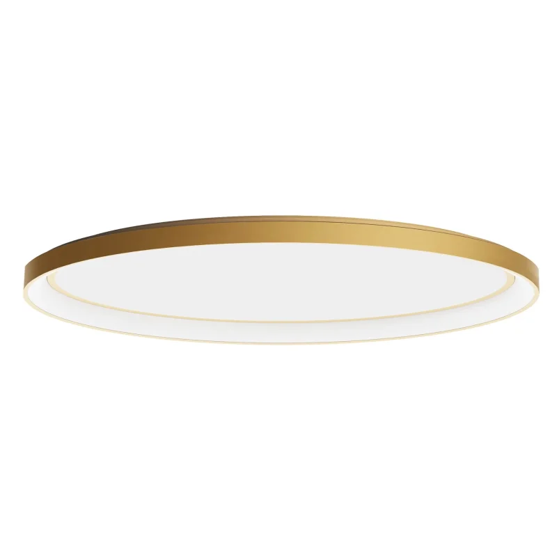 LED Ceiling Lights Nobu 01-3810 – REDO LED ceiling light in matt gold, 80W, 3000K, IP20