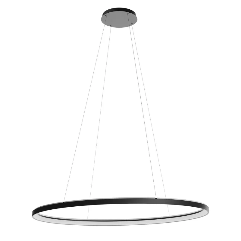 LED пендели и полилеи Nobu 01-3820 – REDO LED пендел в матово черен, 120W, 3000K, IP20