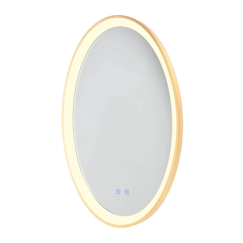 Осветление за баня Vanity 01-3822 – REDO LED огледало за баня в матово златист, 36W, 3000K, IP44