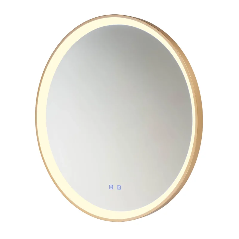 Осветление за баня Vanity 01-3825 – REDO LED огледало за баня в матово златист, 48W, 3000K, IP44
