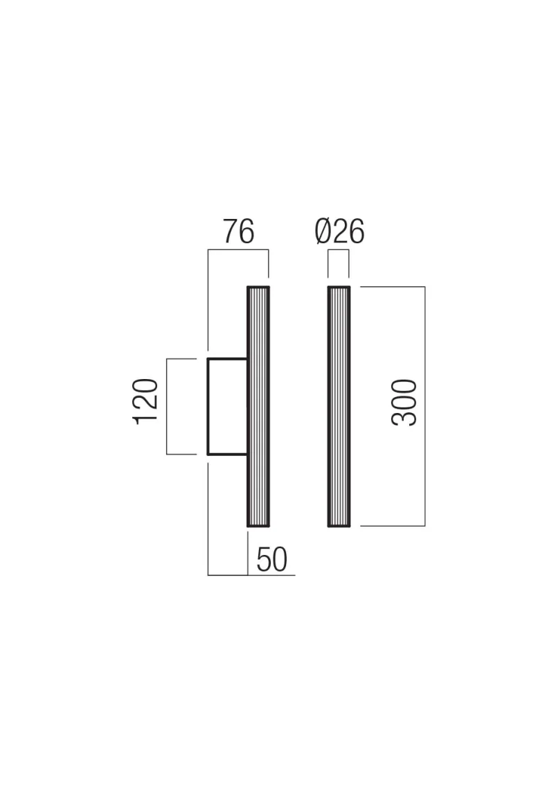 Nikos 01-3848 – REDO LED аплик в матово черен, 2x5W, 3000K, IP20