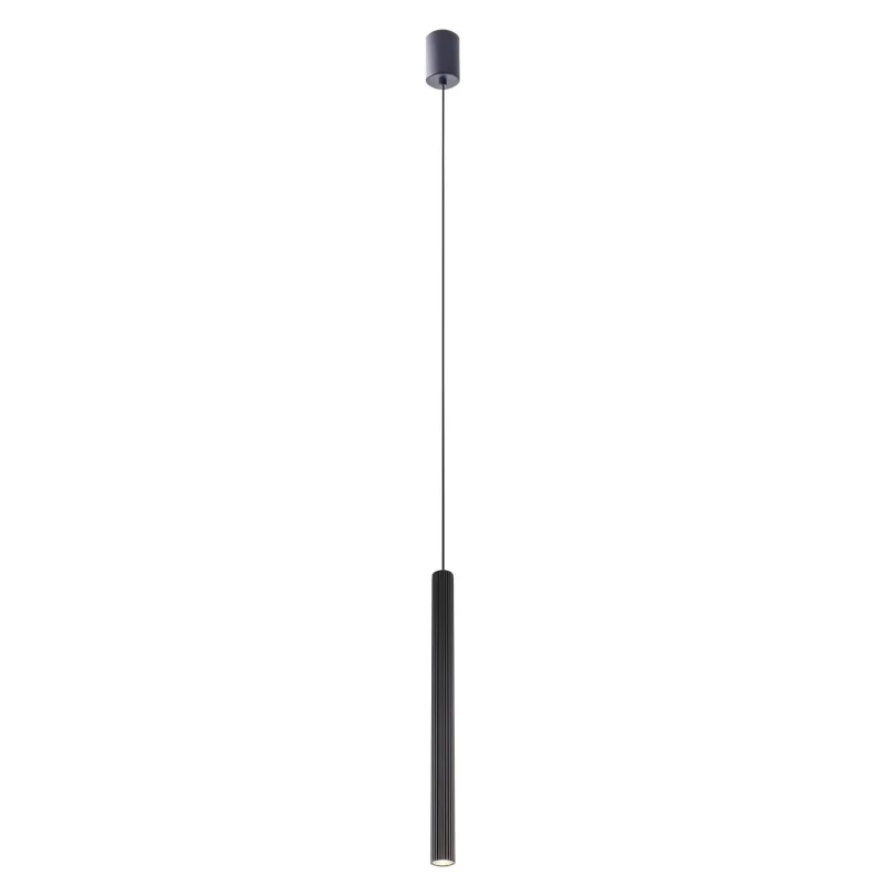 LED Pendants & Chandeliers Nikos 01-3855 – REDO LED pendant in matt black, 8W, 3000K, IP20