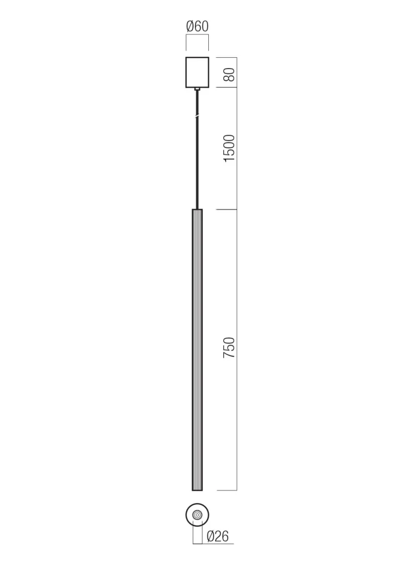 Nikos 01-3859 – REDO LED пендел в матово бял, 8W, 3000K, IP20