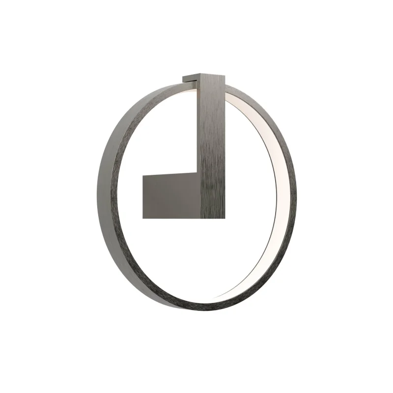 Wall Lights Orion 01-3864 – REDO LED wall light in nickel, 28W, 2700K, IP20