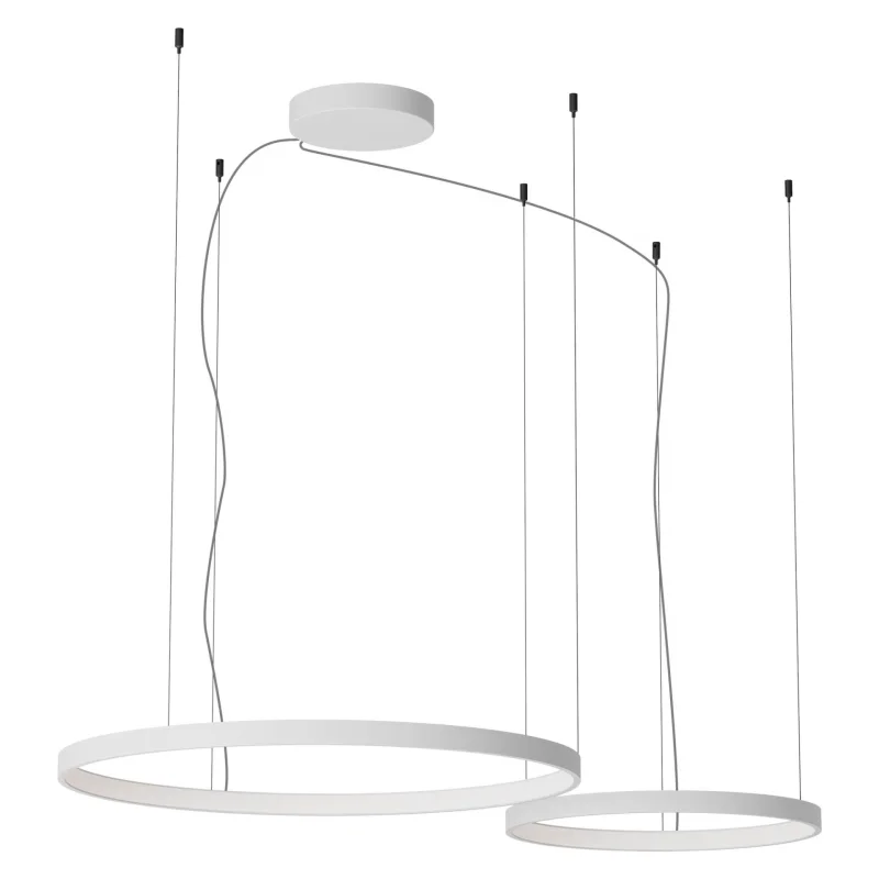 LED пендели и полилеи Csrd220wh 01-3878 – REDO LED пендел в матово бял, 98W, 2700K, IP20
