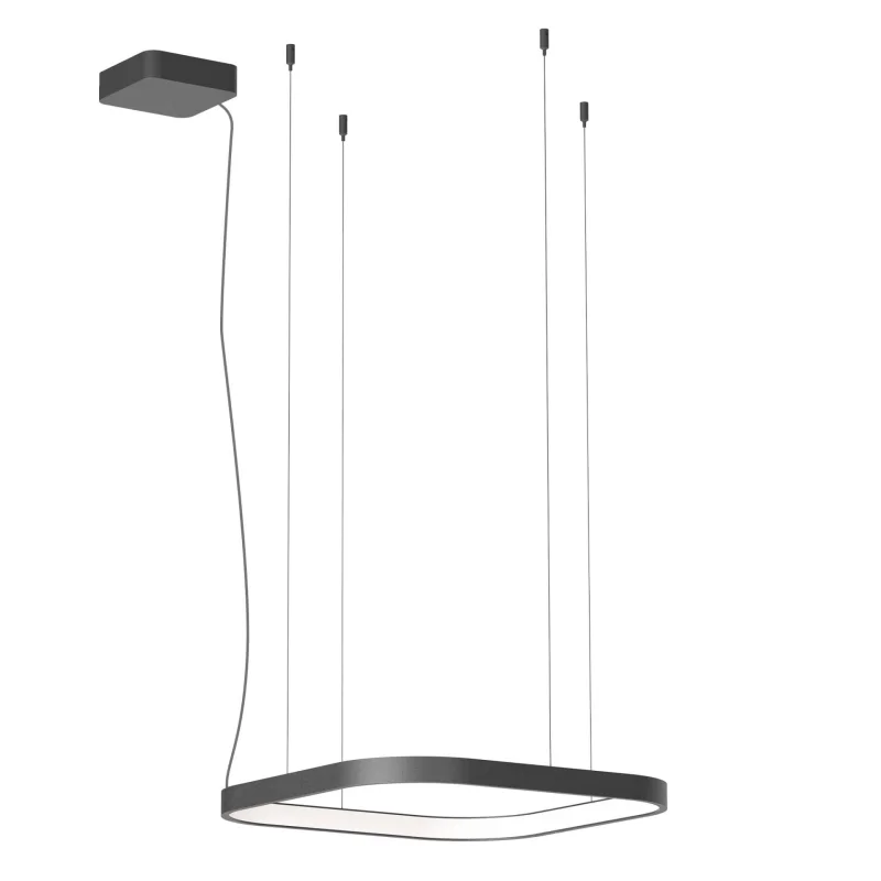 LED пендели и полилеи Cssq150bk 01-3893 – REDO LED пендел в матово черен, 40W, 2700K, IP20