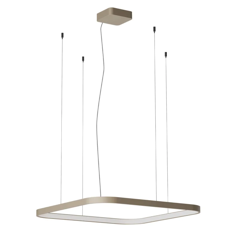 LED пендели и полилеи Cssq150sc 01-3895 – REDO LED пендел в сребристо кафе, 58W, 2700K, IP20