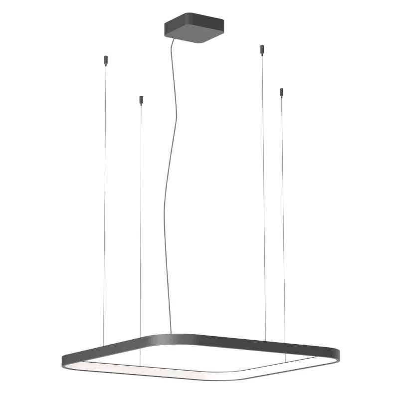 LED пендели и полилеи Cssq150bk 01-3897 – REDO LED пендел в матово черен, 58W, 2700K, IP20