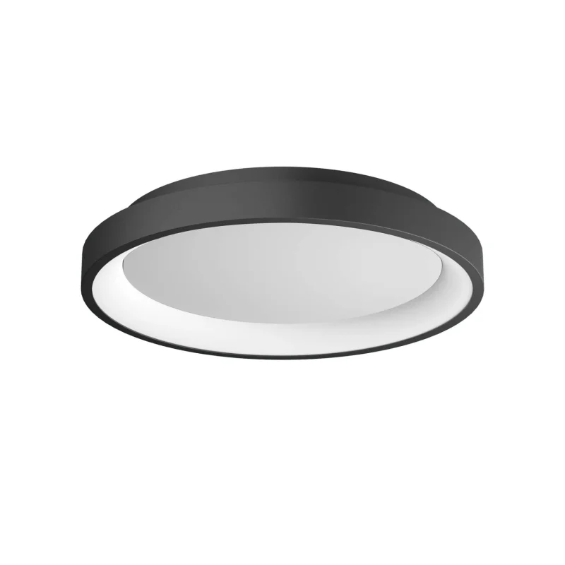 LED Ceiling Lights Iconic 01-3904 – REDO LED ceiling light in matt black, 30W, 3000K, IP20