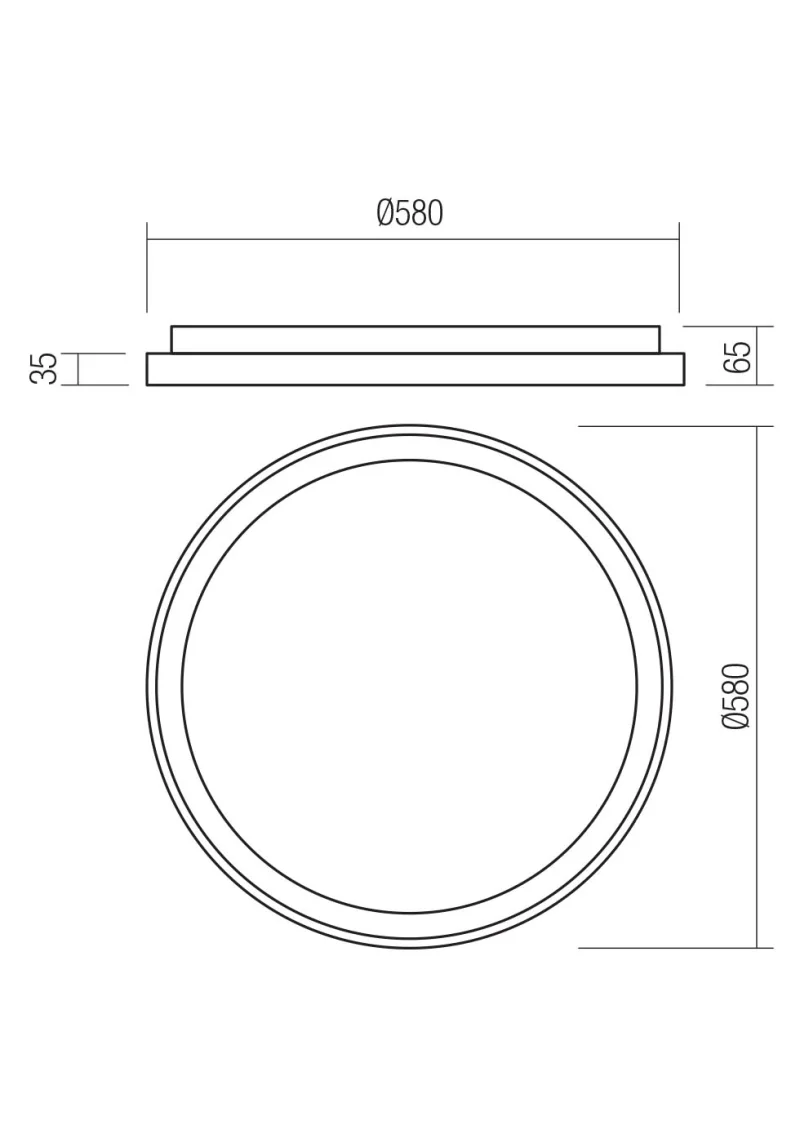 Iconic 01-3909 – REDO LED плафон в матово златист, 50W, 3000K, IP20