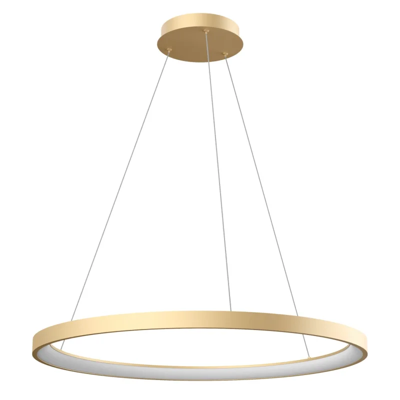 LED пендели и полилеи Iconic 01-3915 – REDO LED пендел в матово златист, 60W, 3000K, IP20