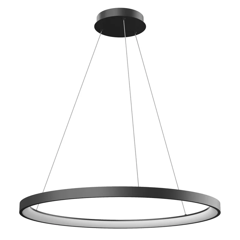LED Pendants & Chandeliers Iconic 01-3916 – REDO LED pendant in matt black, 60W, 3000K, IP20