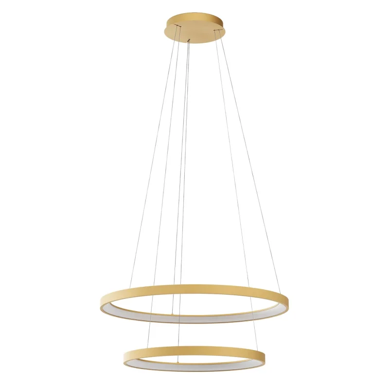 LED пендели и полилеи Iconic 01-3921 – REDO LED пендел в матово златист, 110W, 3000K, IP20