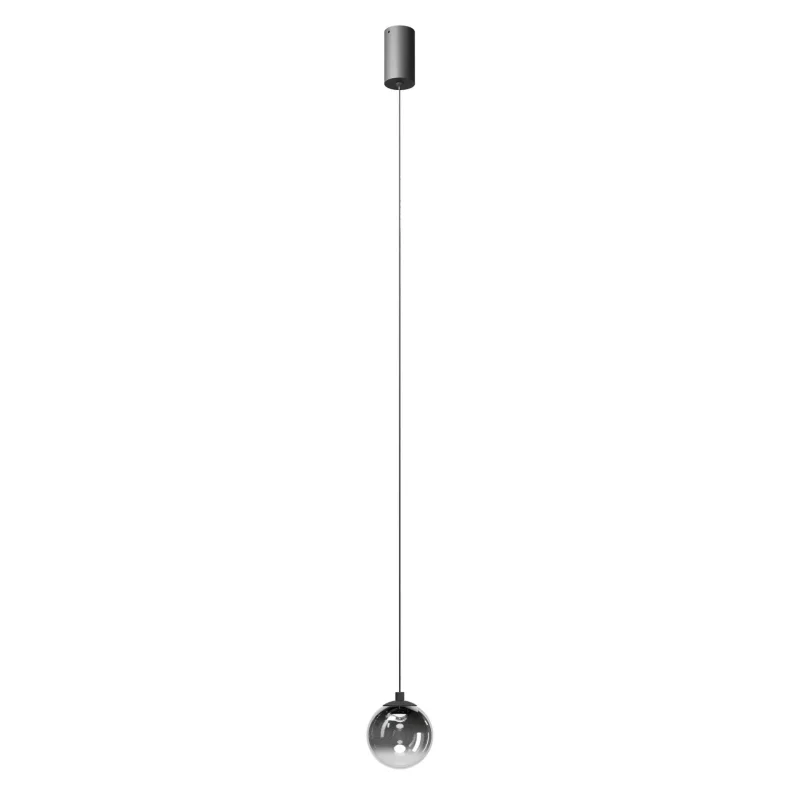 LED Pendants & Chandeliers Irides 01-3961 – REDO LED pendant in matt black, 3W, 3000K, IP20