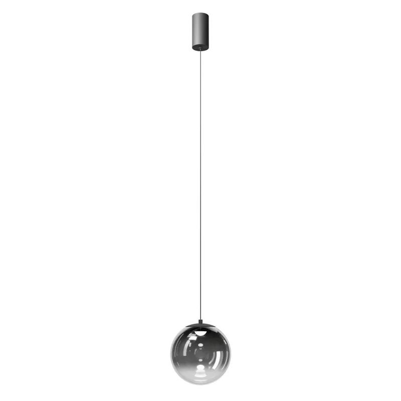 LED Pendants & Chandeliers Irides 01-3963 – REDO LED pendant in matt black, 7W, 3000K, IP20
