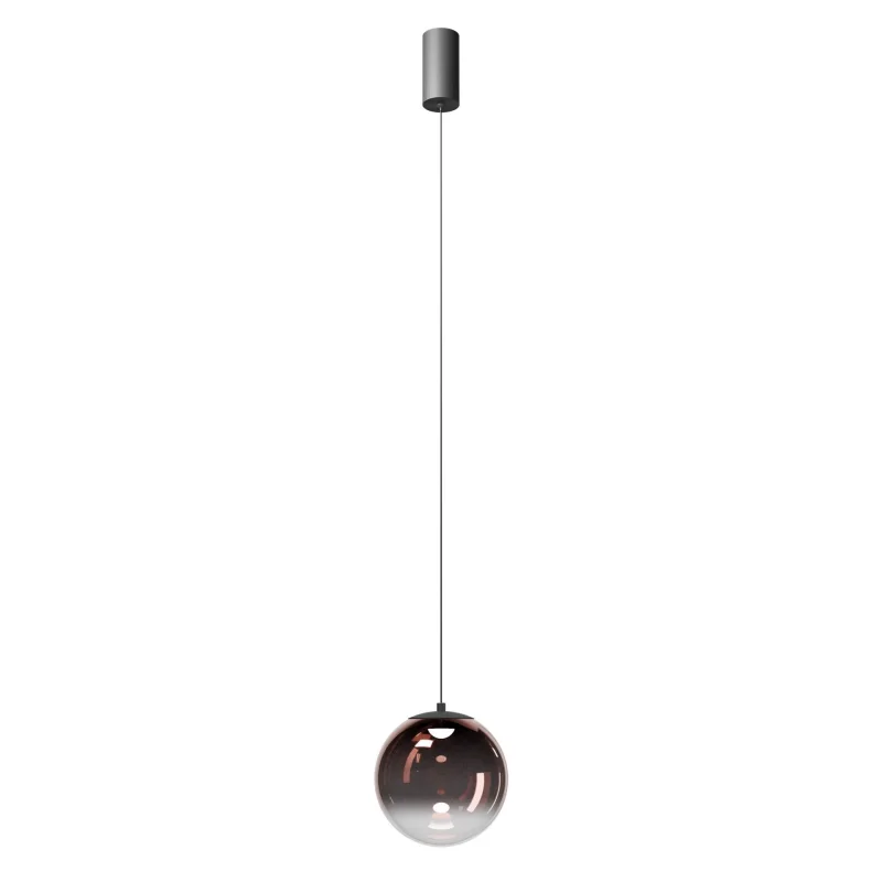 LED пендели и полилеи Irides 01-3968 – REDO LED пендел в матово черен, 7W, 3000K, IP20